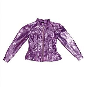 NEW LITTLE OLIN kids ruffle jacket in pink